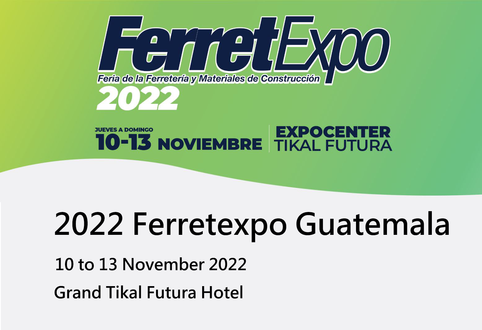 2022 Ferretexpo غواتيمالا
