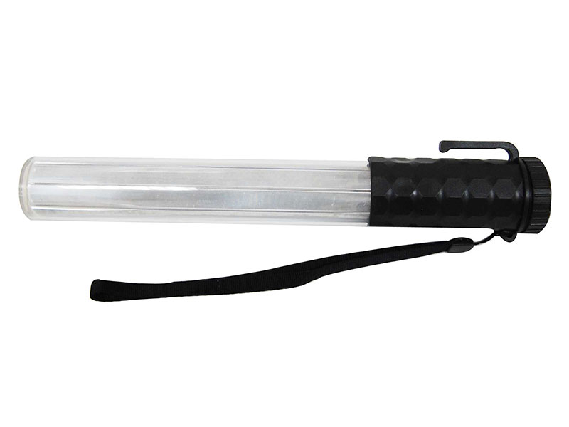Baton and flashlight