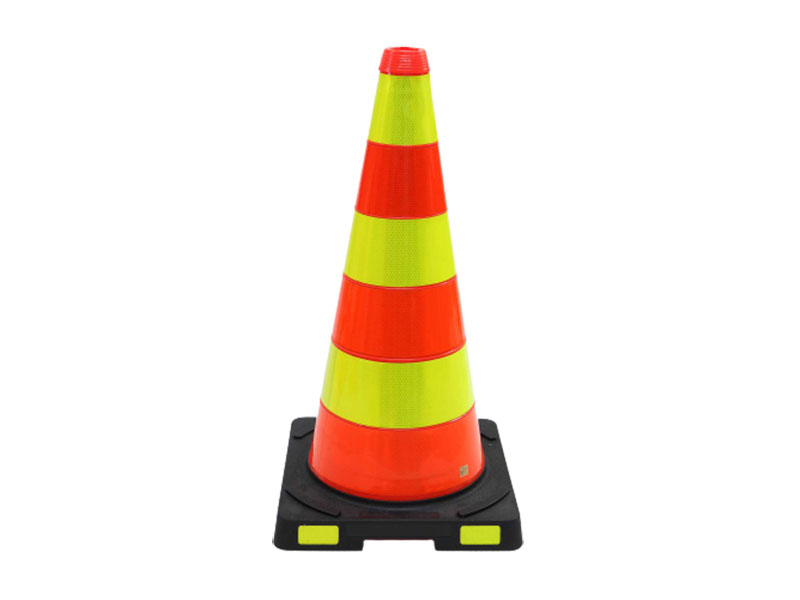 Traffic Cones with Reflective Tape
